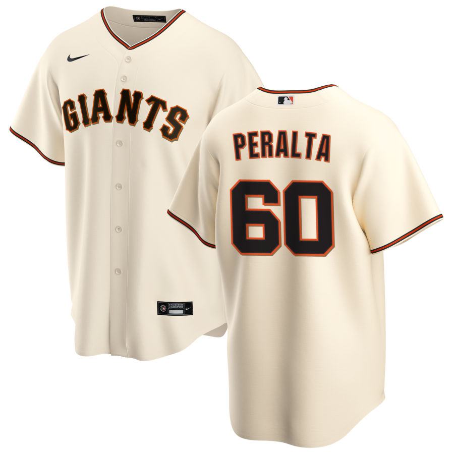 Nike Men #60 Wandy Peralta San Francisco Giants Baseball Jerseys Sale-Cream